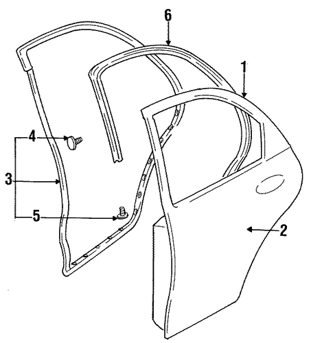 Protege DOOR & COMPONENTS