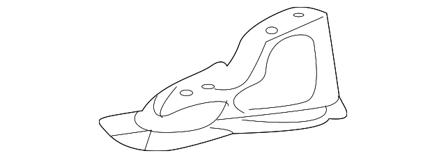 25861309 Деталь FENDER MTG BKT, LEFT