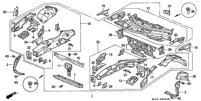 NSX FRONT BULKHEAD