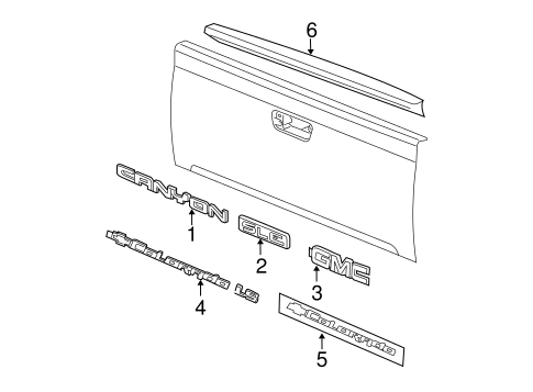 Colorado EXTERIOR TRIM - PICK UP BOX 4