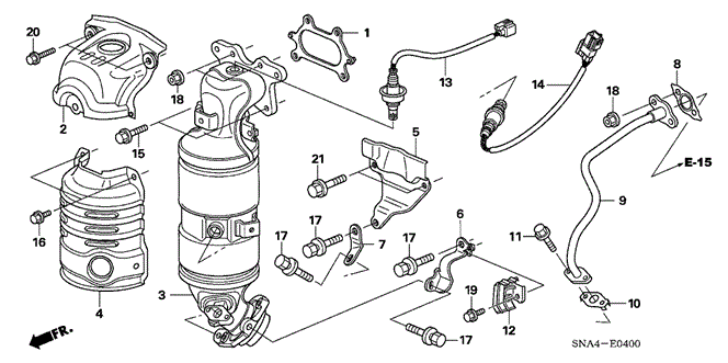 CIVIC SEDAN CONVERTER (1.8L)