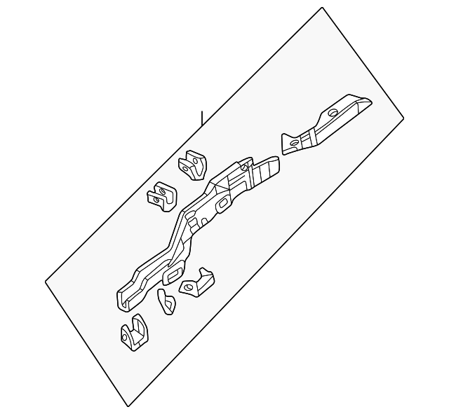 MR485735 Деталь RAIL ASSY, LEFT