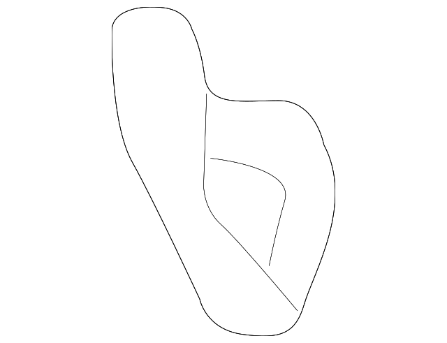 MR485717 Деталь GUSSET, LEFT