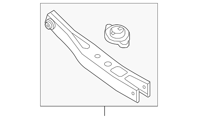 4635057L00 Деталь LOWER CNTRL ARM, RIGHT