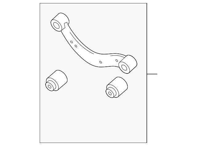 4620157L00 Деталь UPPER CNTRL ARM, RIGHT