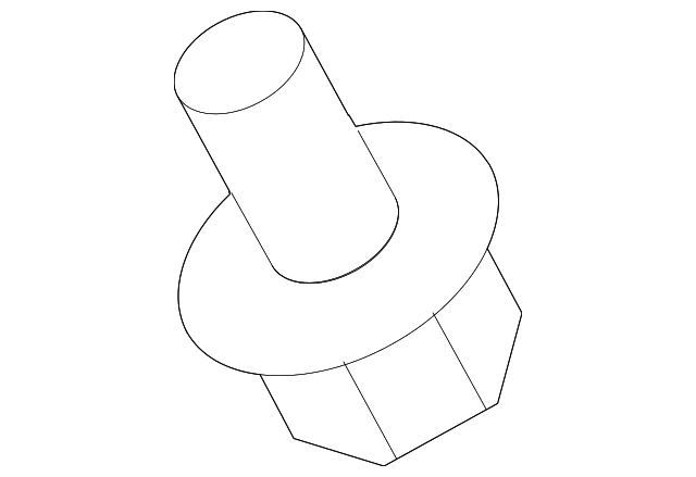 4627357L00 Деталь TRAILING ARM FRONT BOLT, RIGHT