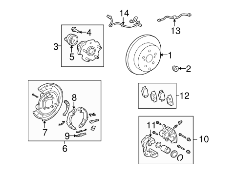 Matrix REAR BRAKES