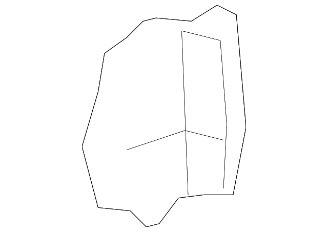 73223-53010 RETRACTOR COVER, RIGHT