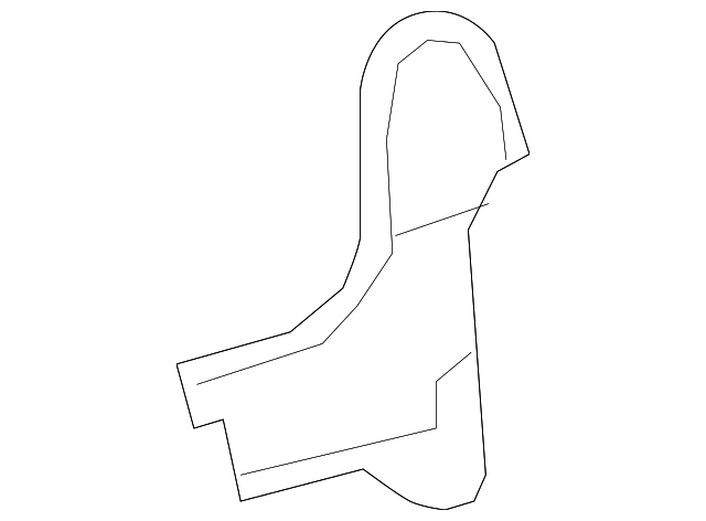 71811-0C100-B0 Деталь CUSHION SHIELD, RIGHT
