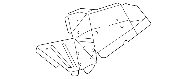 4878679AD Деталь OUTER REINF, LEFT