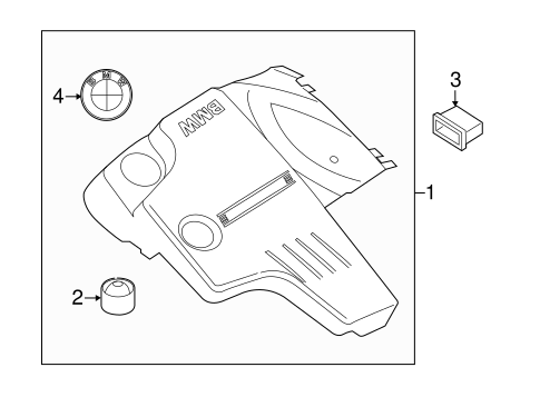 328i GT xDrive ENGINE APPEARANCE COVER