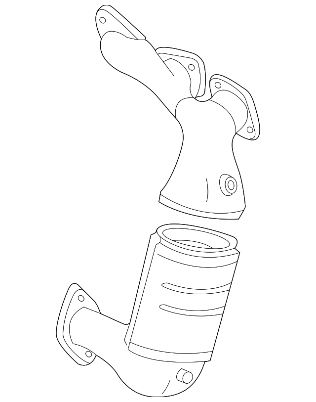 GY18-20-50X Деталь EXHAUST MANIFOLD, LEFT