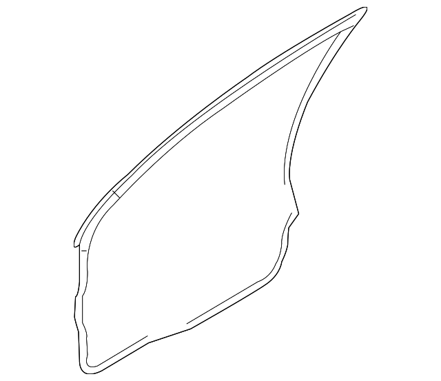 MR599967 Деталь SURROUND W'STRIP, LEFT