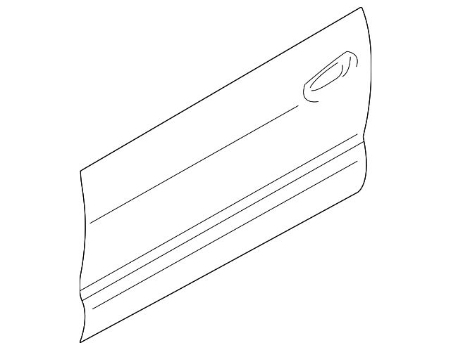 MN150250 Деталь OUTER PANEL, RIGHT