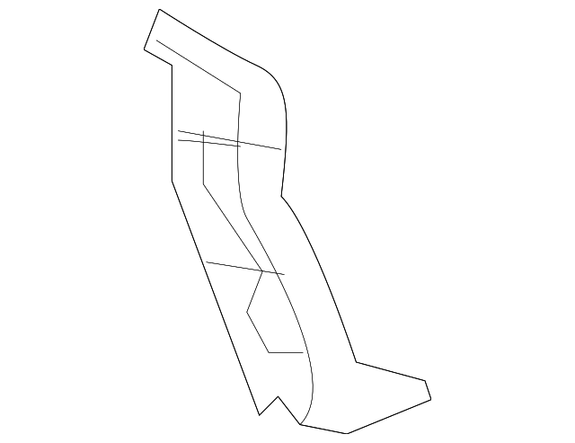 86685-1M300 Деталь IMPACT BAR SUPPORT BRACKET, RIGHT