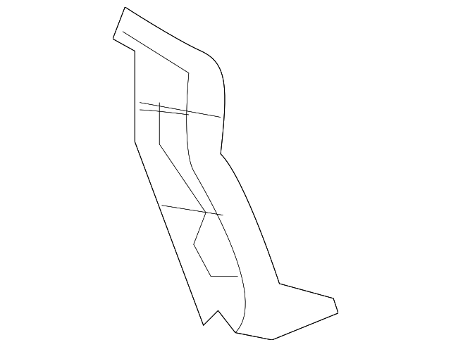 86686-1M300 Деталь IMPACT BAR LOWER BRACKET, LEFT