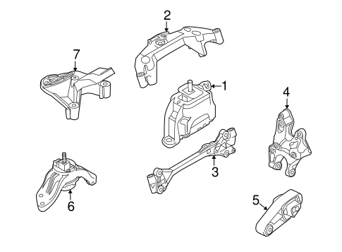 Cooper ENGINE & TRANS MOUNTING
