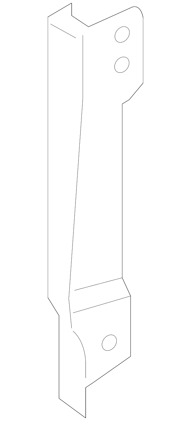 96155-2E000 Деталь RADIO BRACKET, LEFT
