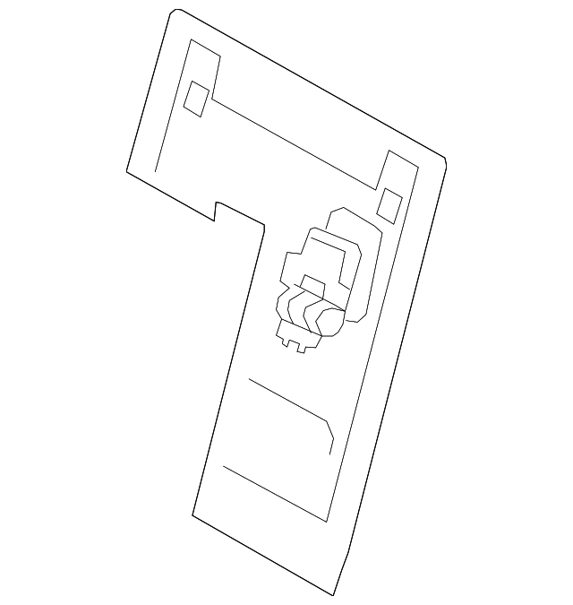 89051-3J500-WK Деталь SEAT BACK PANEL, LEFT