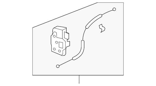 19257147 Деталь LATCH, LEFT