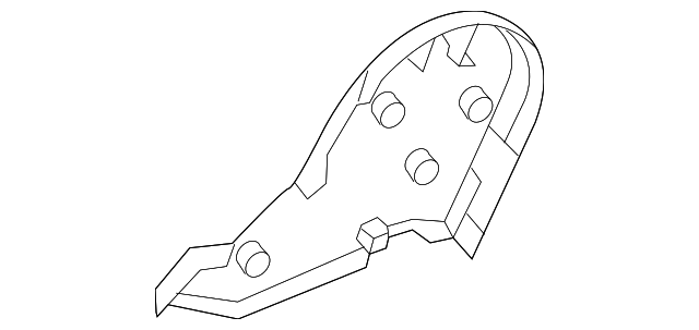 166-921-11-00-8N84 Деталь RECLINE COVER, RIGHT
