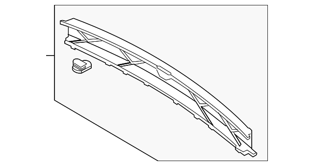 1Q0-877-651-K-9B9 Деталь AIR DEFLECTOR