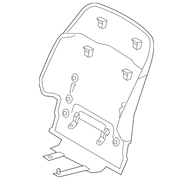 71705-30880-B2 Деталь SEAT BACK PANEL