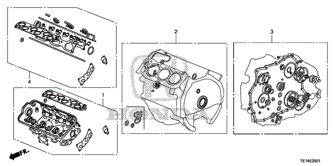 ENGINE/GASKET KIT (V6) for 2012 Honda ACCORD COUPE #1