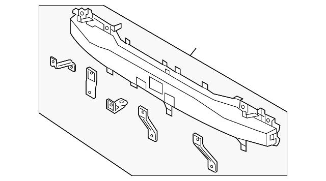 86630-2K500 Деталь IMPACT BAR