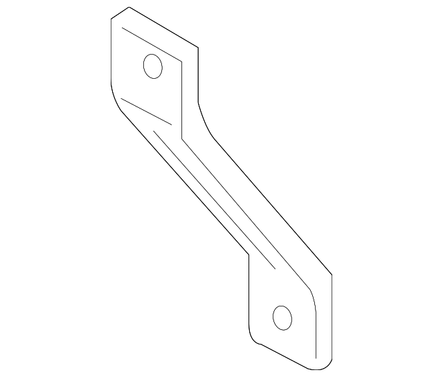 86636-2K060 Деталь LOWER BRACKET, RIGHT