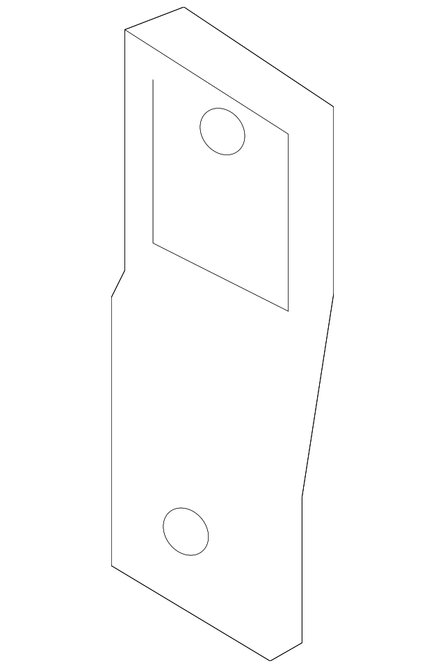 86634-2K060 Деталь LOWER BRACKET, LEFT