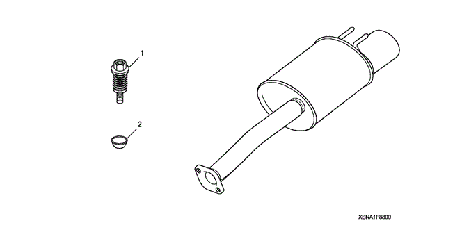 ACCESSORIES/SPORTS MUFFLER for 2011 Honda CIVIC COUPE #1