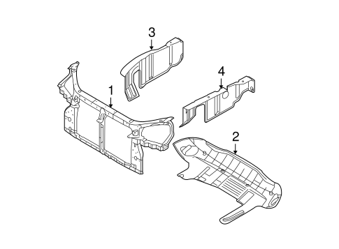 Tucson RADIATOR SUPPORT