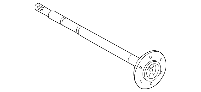 15840082 Деталь AXLE SHAFT, LEFT