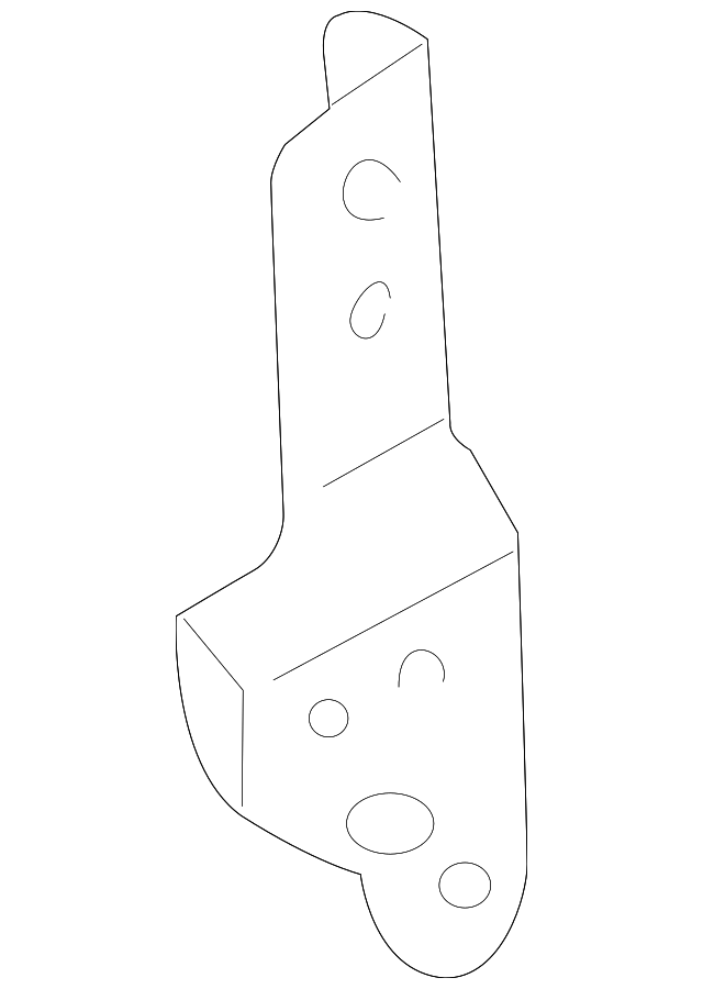 EC01-54-361C Деталь TOW HOOK BRKT, LEFT