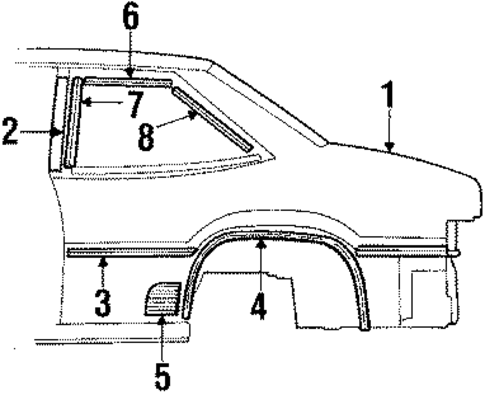 Citation II QUARTER PANEL 3