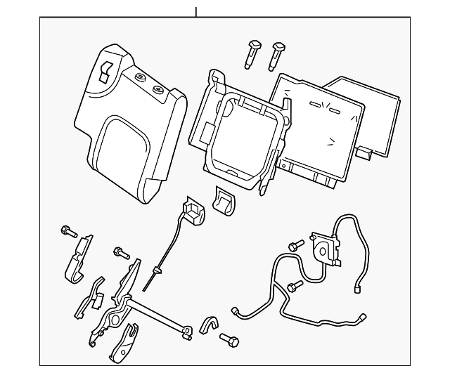 88600-EA101 Деталь SEAT BACK ASSY, RIGHT