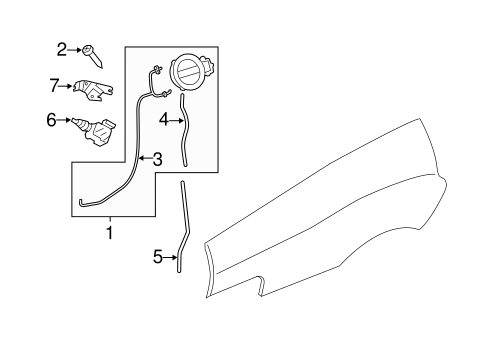 R8 EXTERIOR TRIM - QUARTER PANEL 2