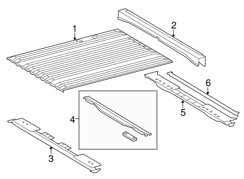 Tundra FLOOR - PICK UP BOX 2
