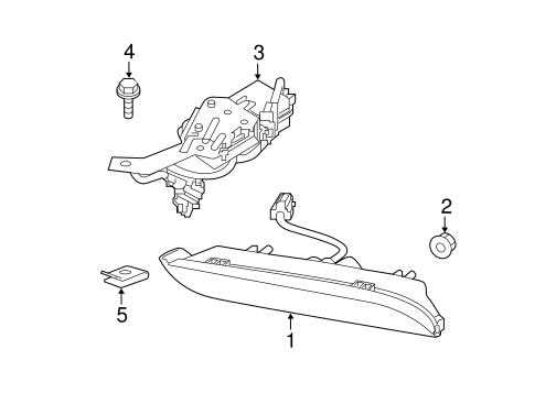 Juke DAYTIME RUNNING LAMP COMPONENTS