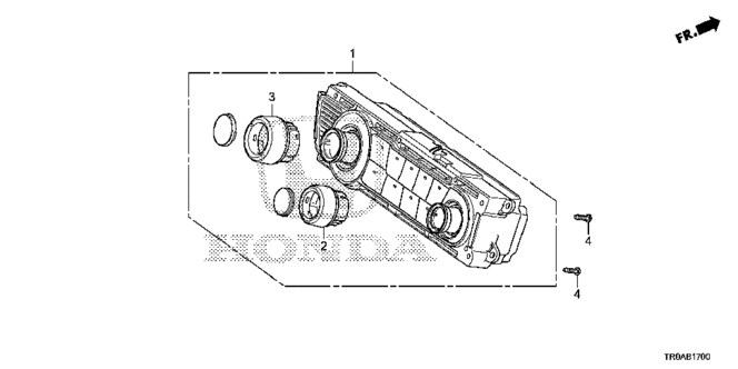 CIVIC SEDAN HEATER CONTROL