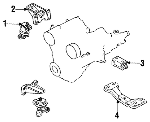 MPV ENGINE & TRANS MOUNTING