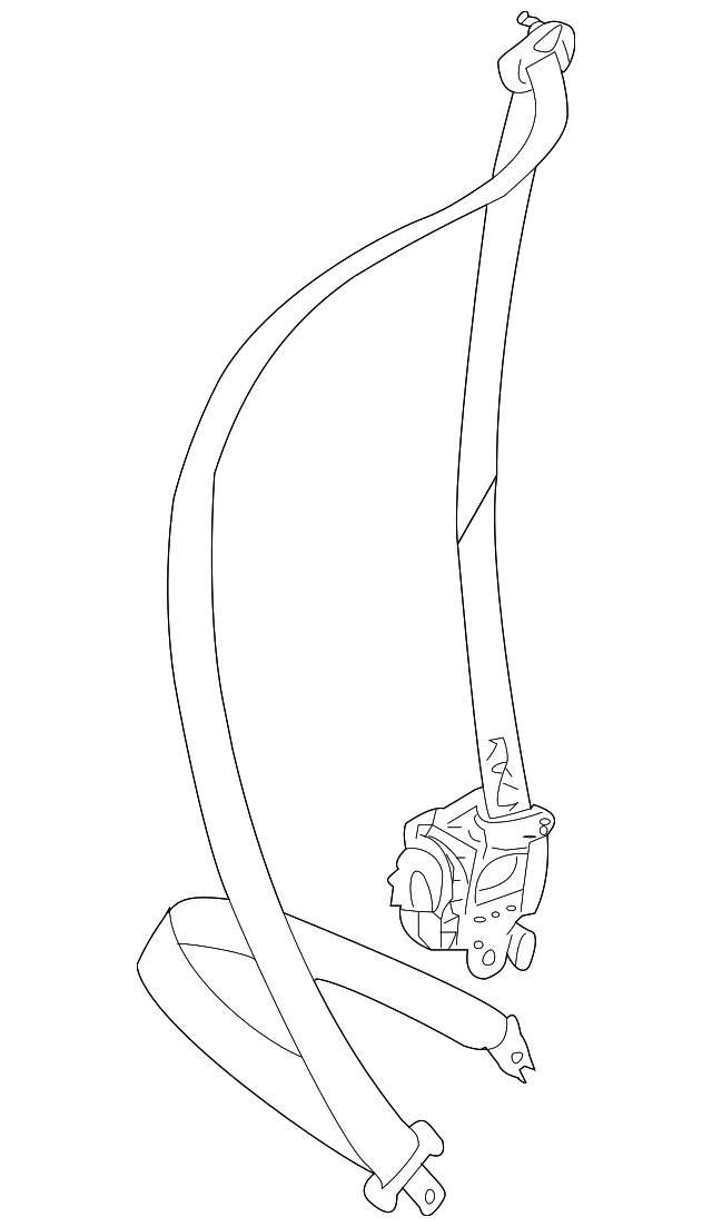 64621SC000AP Деталь SEAT BELT ASSY, RIGHT