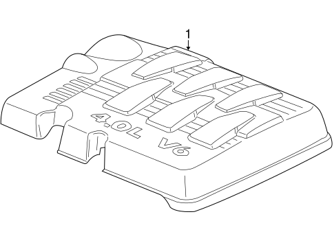 Routan ENGINE APPEARANCE COVER