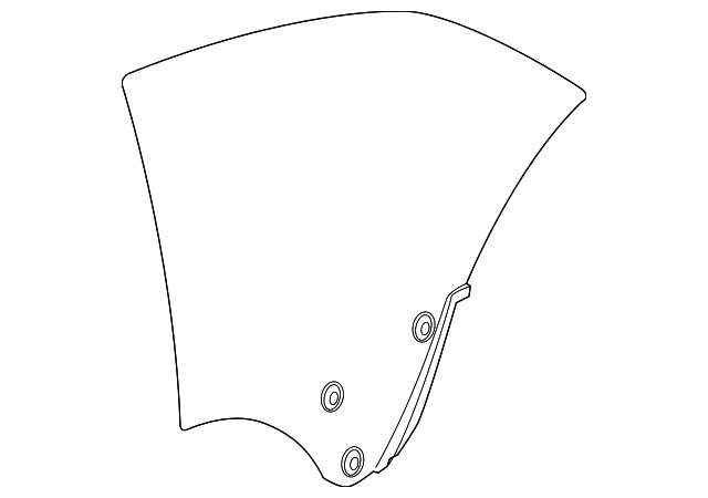 83300JJ50A Деталь QUARTER GLASS, RIGHT