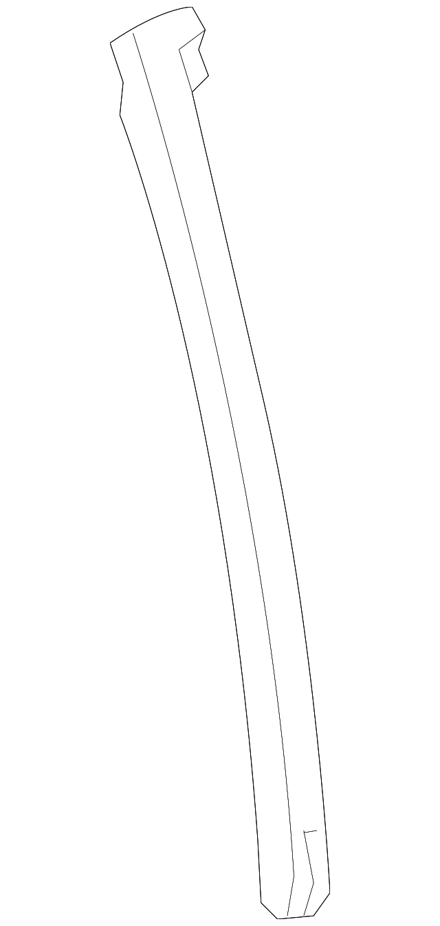 83330JJ50A Деталь WEATHERSTRIP, RIGHT