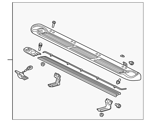 YL1Z16450BAA Деталь RUNNING BOARD, RIGHT