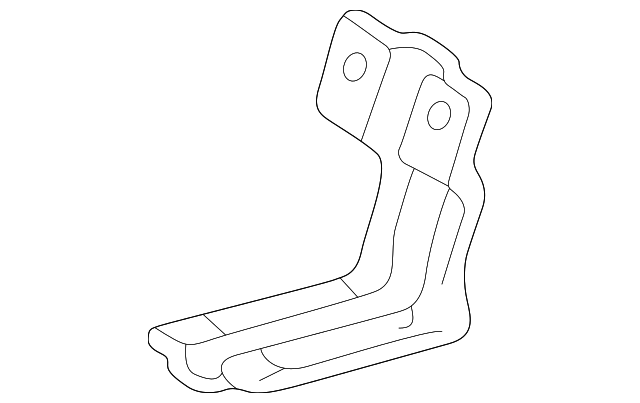 F75Z16N470AB Деталь MOUNT BRACKET, RIGHT