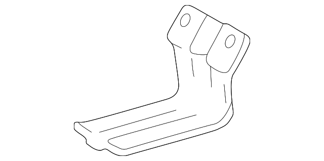 YL1Z16N463BA Деталь MOUNT BRACKET, LEFT
