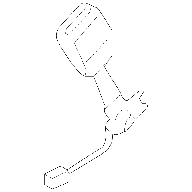 EHY4-57-680-02 Деталь BUCKLE, LEFT